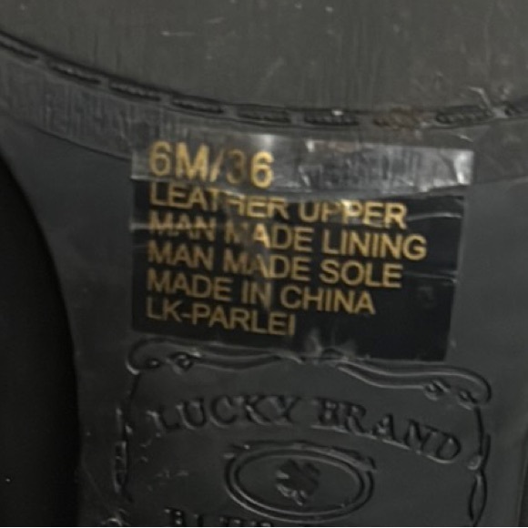 Lucky Brand Black Ankle Booties with High Heel - Picture 2 of 8